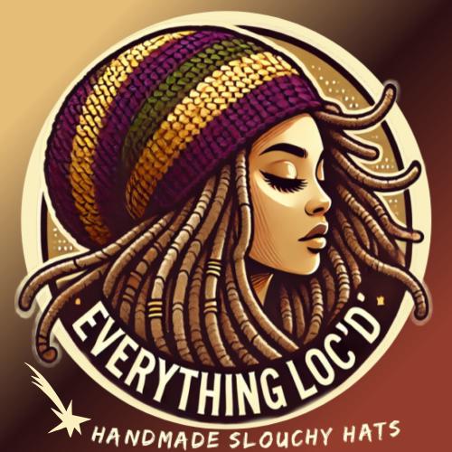 Crochet Rasta Tam with drawstring, Adjustable Dreadlock Cap, Rustic Slouchy Beanie, Eveything Locd