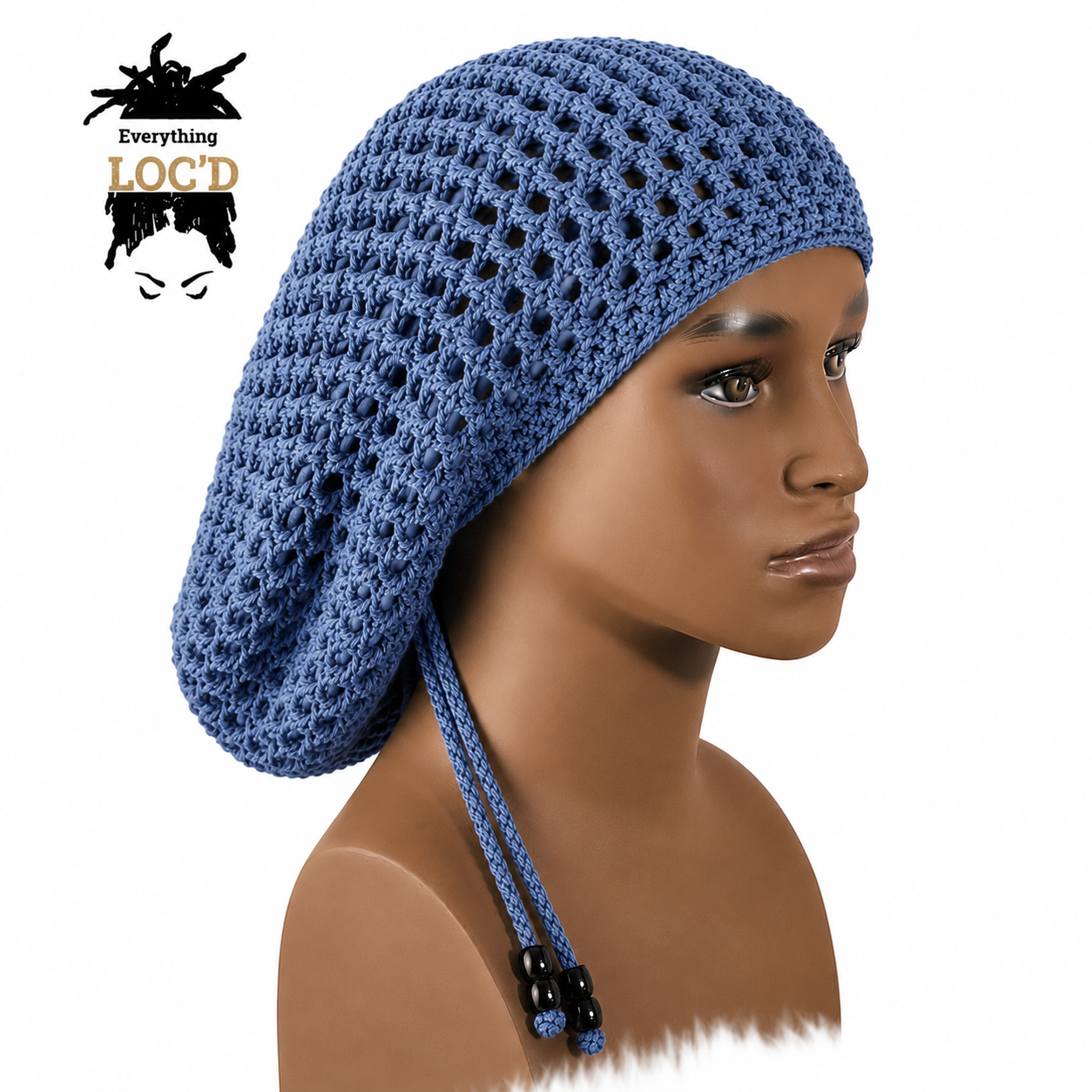 Handcrafted Oversized Grey Cotton Men Rasta Tam for Dreadlocks, Slouchy Beanie hat, Gift for men, Guy hats, Big Head Bad hair days, Male